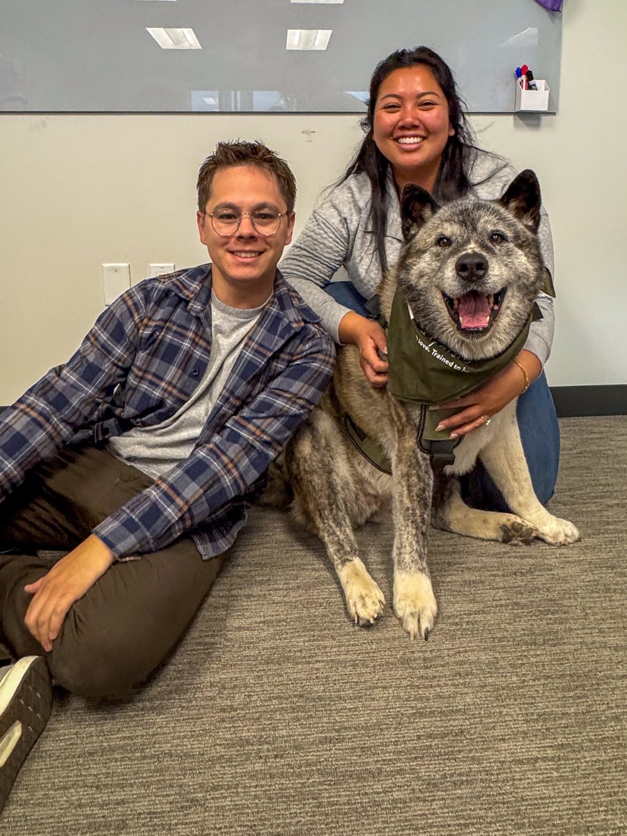 innoflightspace's tweet photo. Paws for Positivity at Innoflight! 🐾

We recently had the absolute joy of welcoming the Healing Tails Therapy Dogs for a two-hour visit filled with smiles, cuddles, and calm energy!

Our team loved spending time with Flounder, Yuki, and Amaya — three amazing pups trained through the Healing Tails program led by Katherine Lekas. The event brought comfort, laughter, and connection, reminding us how meaningful it can be to pause and recharge during a busy workday.

We’re so grateful for the opportunity to host this visit and for the incredible work Healing Tails does to promote wellness in the workplace. Our employees are still talking about how refreshing it was! 💙🐶

#Innoflight #HealingTails #TherapyDogs #EmployeeWellbeing #WorkplaceWellness #EmployeeExperience #CompanyCulture #WeAreInnoflight