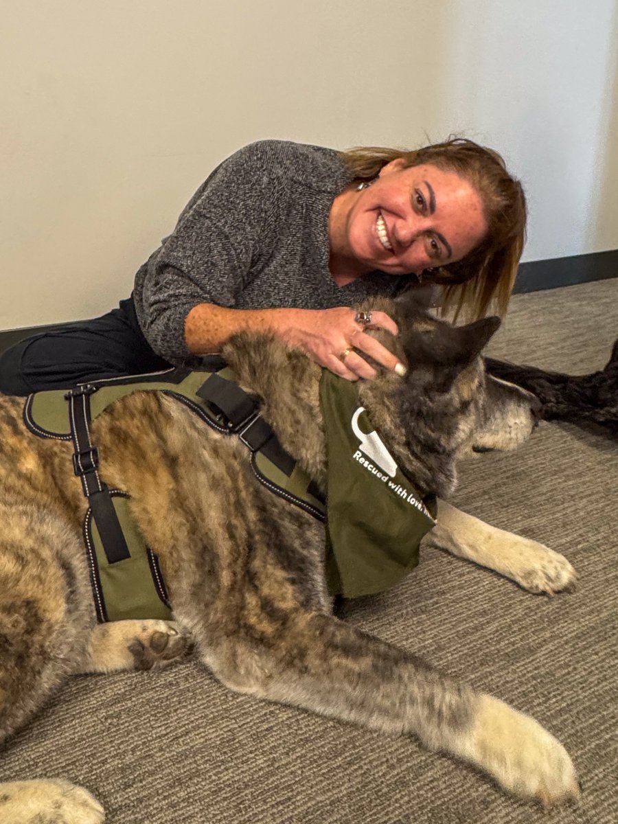 innoflightspace's tweet photo. Paws for Positivity at Innoflight! 🐾

We recently had the absolute joy of welcoming the Healing Tails Therapy Dogs for a two-hour visit filled with smiles, cuddles, and calm energy!

Our team loved spending time with Flounder, Yuki, and Amaya — three amazing pups trained through the Healing Tails program led by Katherine Lekas. The event brought comfort, laughter, and connection, reminding us how meaningful it can be to pause and recharge during a busy workday.

We’re so grateful for the opportunity to host this visit and for the incredible work Healing Tails does to promote wellness in the workplace. Our employees are still talking about how refreshing it was! 💙🐶

#Innoflight #HealingTails #TherapyDogs #EmployeeWellbeing #WorkplaceWellness #EmployeeExperience #CompanyCulture #WeAreInnoflight