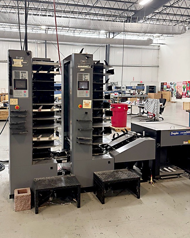 usedpresses's tweet image. ⚠️ Duplo System-5000 Available ⚠️

▶️ Bookletmaker
▶️ 2 Towers
         (2) DUPLO DC-10/60 PRO 10-BIN
         (1) DUPLO DM-400 STR Stacker

Visit 🇨🇦: ow.ly/ytGp50Vkipb 👈

Call ☎️+1 (416) 752-4488 or e-mail machines@printersparts.com

#Duplo #System-5000 #BookletMaker