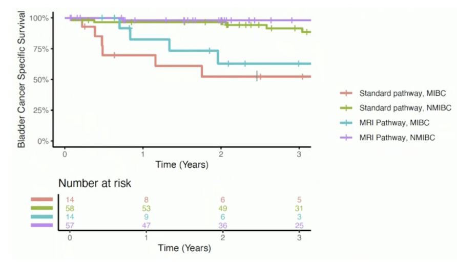 urotoday's tweet photo. Randomized comparison of upfront MRI vs transurethral resection for staging new bladder cancers: Final survival analysis from the #BladderPath trial. Presentation by @Prof_Nick_James @ICR_London. #ESMO25 written coverage by @zklaassen_md @GACancerCenter > https://t.co/mKjCJh5xqo @myESMO @UroDocAsh