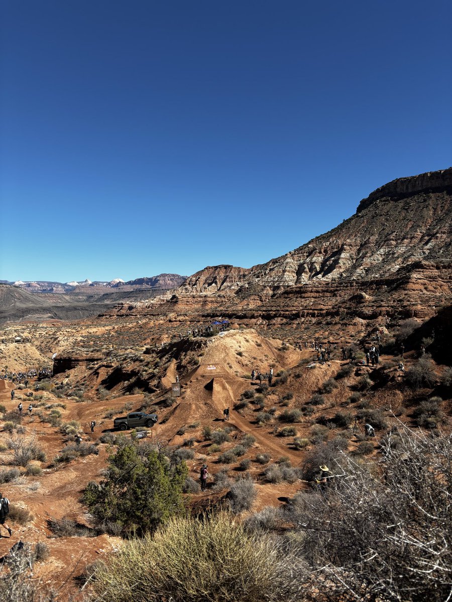 HIBamforth's tweet image. I’m in Utah for Red Bull Rampage and can safely say it’s the most stunning place I have ever visited. It’s like a Bob Ross painting.