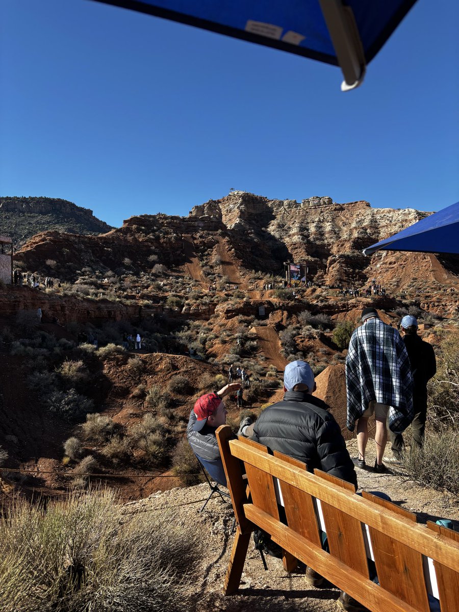 I’m in Utah for Red Bull Rampage and can safely say it’s the most stunning place I have ever visited. It’s like a Bob Ross painting.