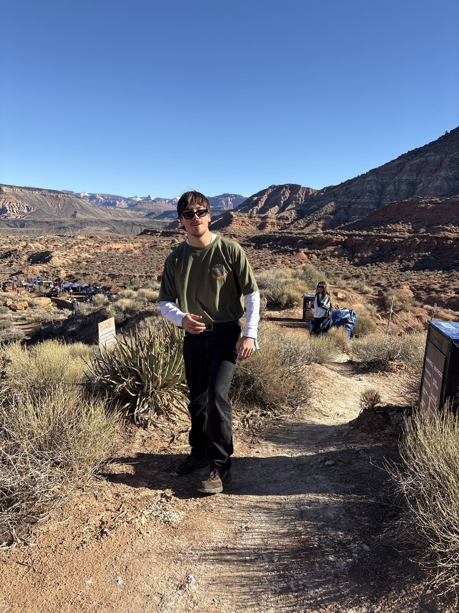 HIBamforth's tweet image. I’m in Utah for Red Bull Rampage and can safely say it’s the most stunning place I have ever visited. It’s like a Bob Ross painting.