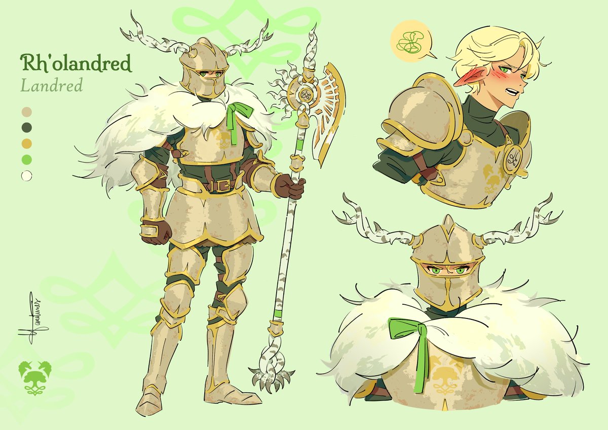 Rh'olandred Character Sheet Commission I made for a client 🌟
His story: reddit.com/r/DnDart/comme…