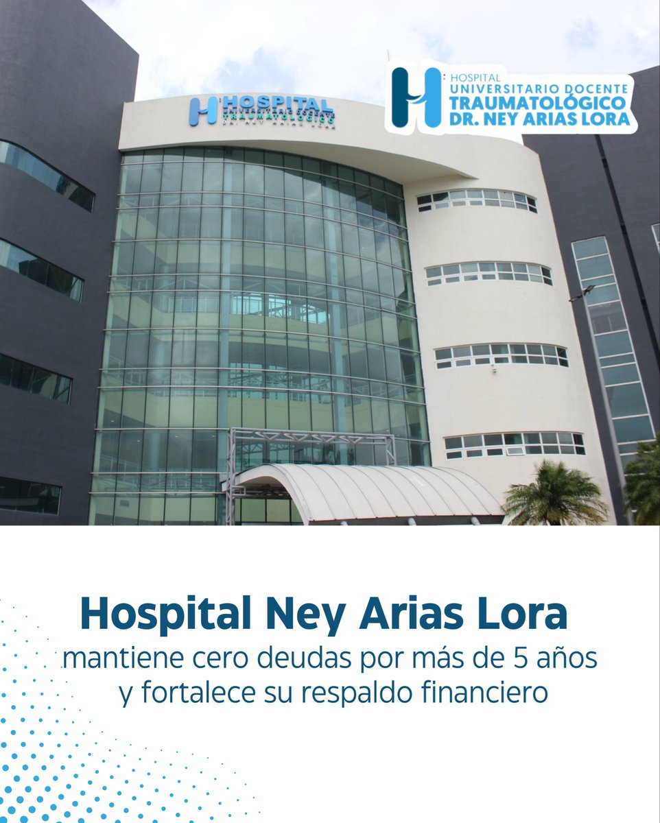 Hospital Ney Arias Lora mantiene cero deudas y fortalece su respaldo financiero.

<a href="/PresidenciaRD/">Presidencia de la República Dominicana</a> <a href="/luisabinader/">Luis Abinader</a> <a href="/RaquelPenaVice/">Raquel Peña</a> <a href="/SNSRDO/">Servicio Nacional de Salud</a> <a href="/drmariolama/">Dr. Mario Lama</a> <a href="/drjuliolandron/">Dr. Julio Landrón</a> <a href="/SaludPublicaRD/">Salud Pública RD</a>