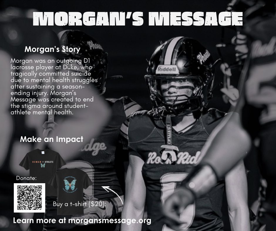 Rock Ridge Football supports Morgan’s Message