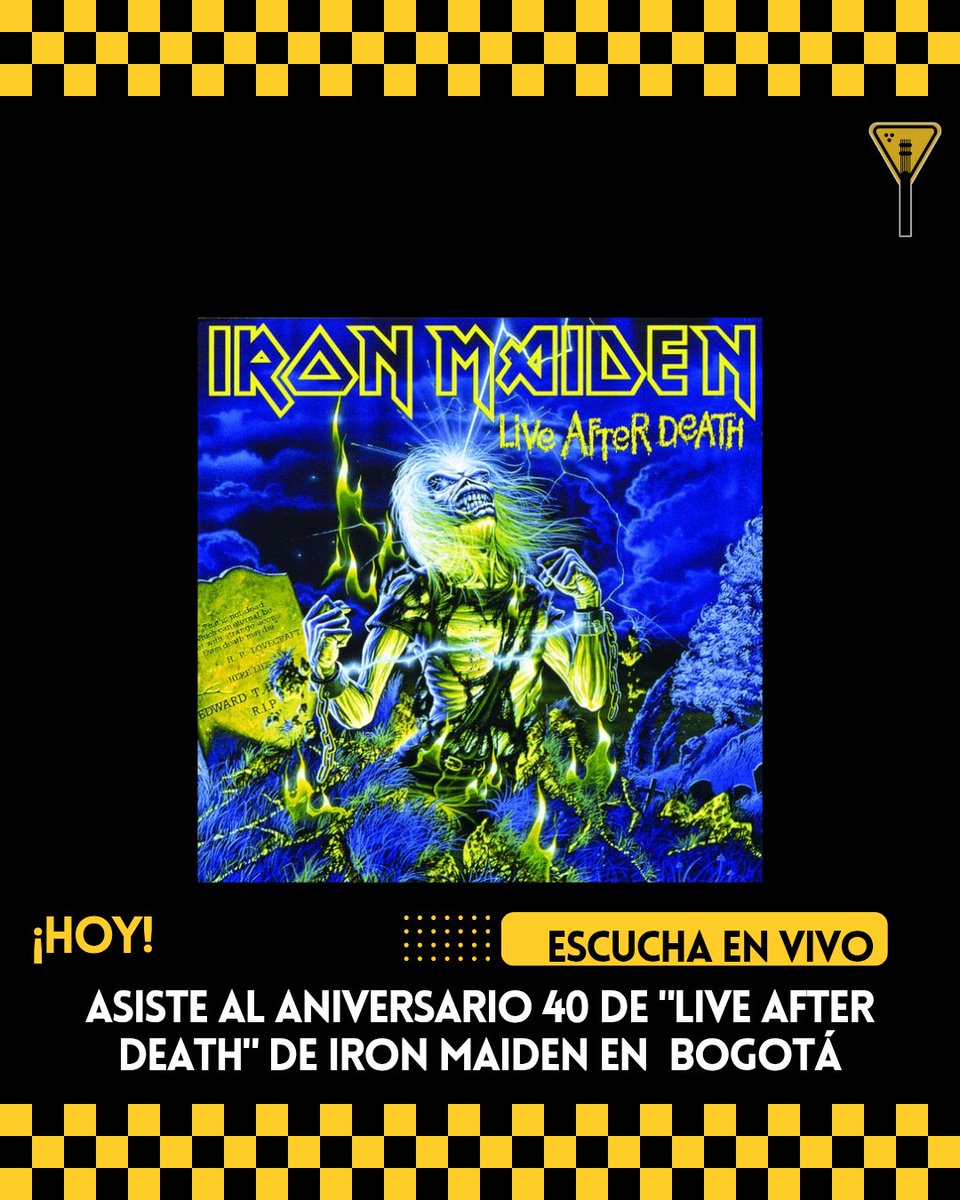Este viernes disfruta con uno de los mejores discos en vivo del heavy metal. Asiste una escucha comentada de "Live After Death" de Iron Maiden y participa en el sorteo de un vinilo de "Powerslave" y un Funko Pop de Eddie.

Más detalles: autopistarock.com/celebracion-de…