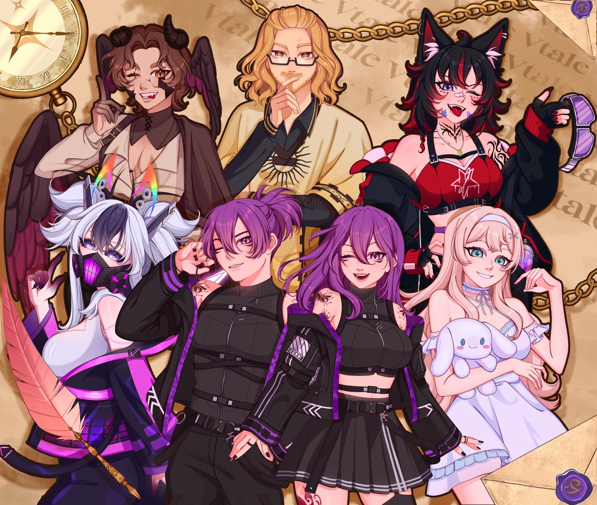 VTaleProtocol's tweet image. ¡BIENVENIDOS A VTALE! 📖🖋️
Grupo creado para crecer, divertirnos y apoyarnos ✨

Les presentamos a nuestros talentos ⬇️
✒️@itsKirion🍂 🪽
✒️@X5alCuadrado🧉🎙️
✒️@yaseikohi🏍️🔻
✒️@AraiiVtuber😈💾
✒️@LumenVT🌹🦋
✒️@tachibana_norin🪽✨

Quédense para conocer sus historias 💗
#Vtuber