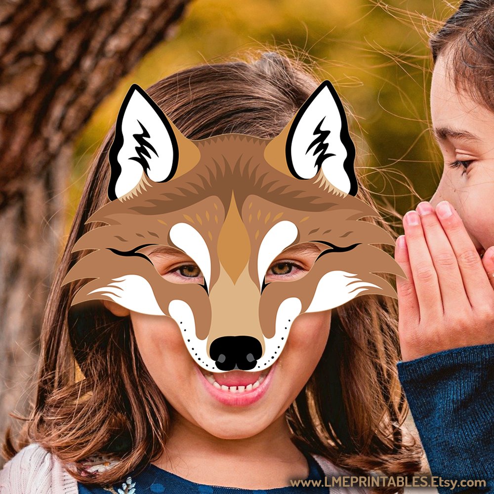 lmeprintables's tweet photo. Wolf Mask Printable Animal Costume Woodland Party Favor Forest Toddler Craft School Classroom Activity Halloween Birthday Carnival Adult Kid https://t.co/Xb7tIipqZb via @Etsy #wolfmask #printableanimalmask #woodlandpartytheme #toddlermasks #schoolactivity #halloweenmasks #masks https://t.co/MTrrHoJcVS