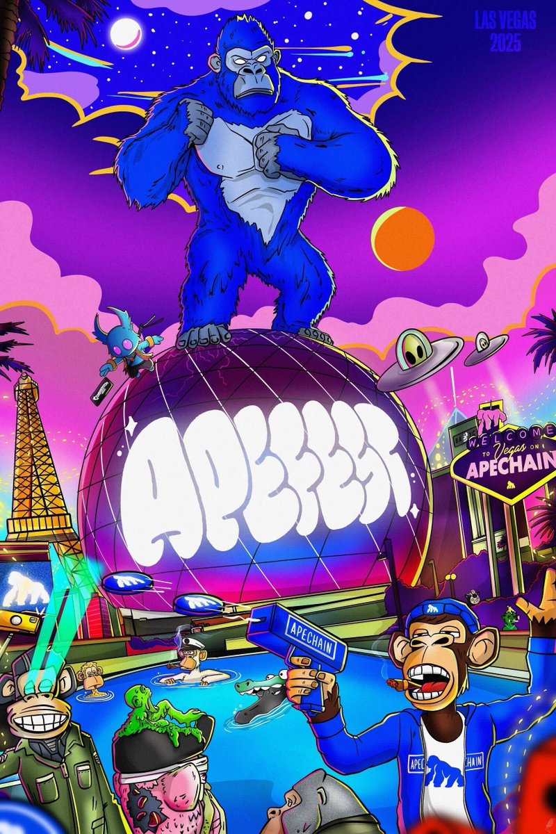 ApeCoin (@apecoin) on Twitter photo Community is a core pillar of BAYC & $APE.
As ApeCo's first Events Support Program for ApeFest comes to a close, we invite you to join us at the community-led events taking over Vegas with the best club in the world.
Bookmark this megathread, but don't wait to RSVP below 👇 Community is a core pillar of BAYC & $APE.
As ApeCo's first Events Support Program for ApeFest comes to a close, we invite you to join us at the community-led events taking over Vegas with the best club in the world.
Bookmark this megathread, but don't wait to RSVP below 👇