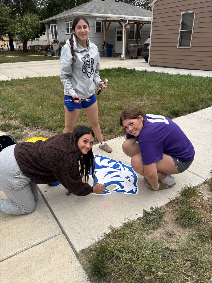 This past weekend, we went out into the community and painted the Tiger Heads around town! Thanks to everyone who bought and donated!! We love the support of our community!! 🐯🐯
