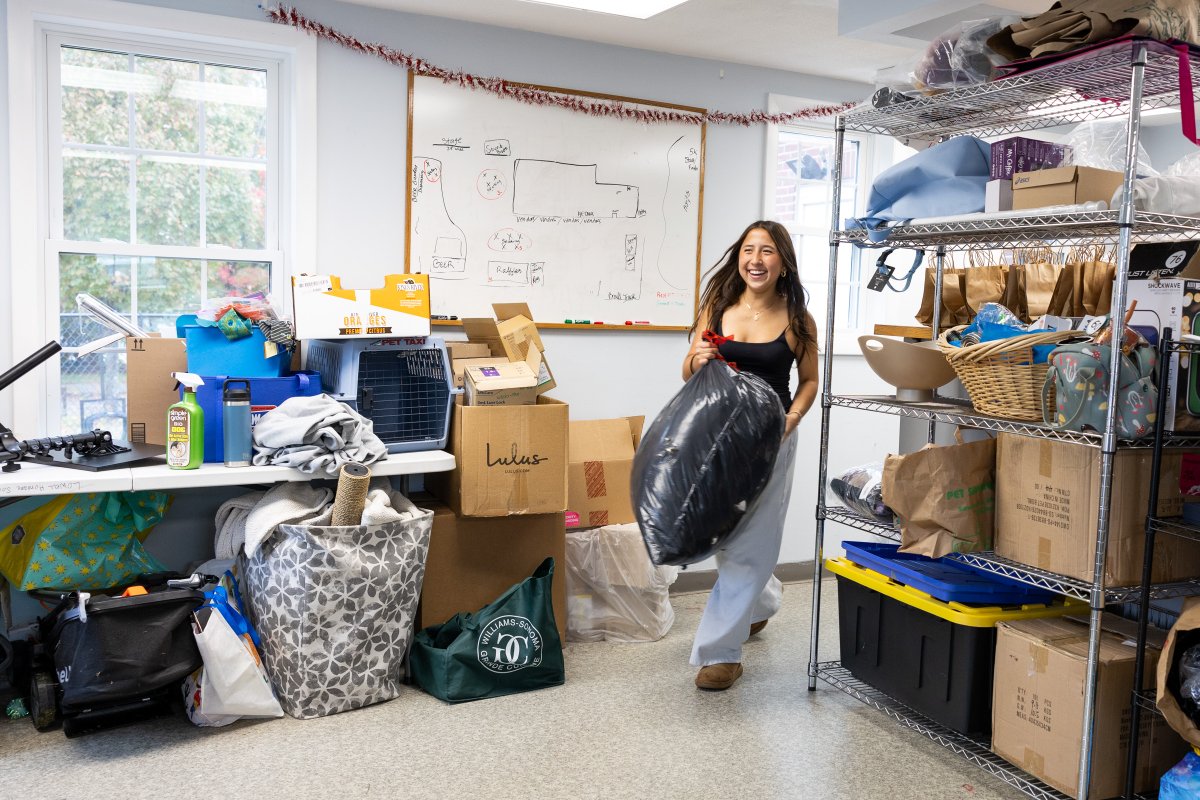 Students took the day off from classes to sort donations; make washcloths and blankets; interact with children, senior citizens, and individuals with disabilities; clean up outdoor spaces and animal shelters; and more during the Day of Service. Read: bit.ly/47dDf34