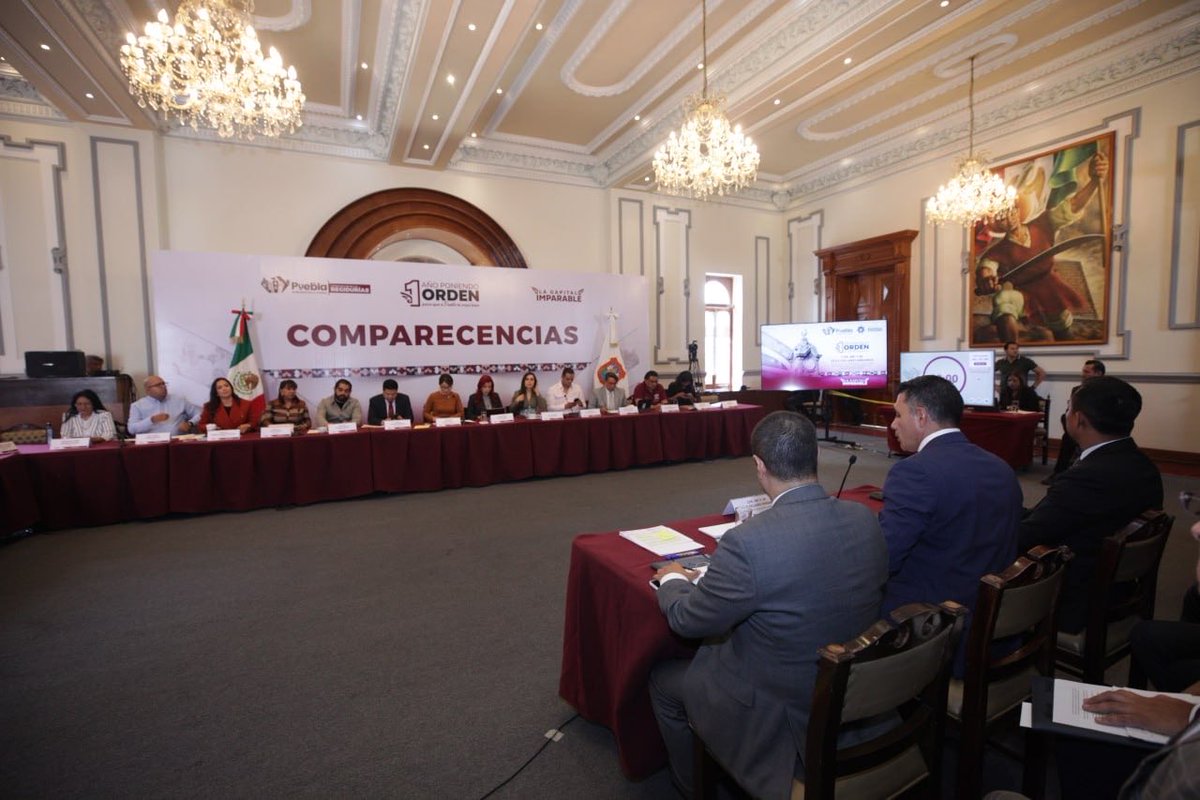 Resultados como la paz y espacios más seguros, se obtuvieron gracias a la eficiencia del Gobierno de la Ciudad, además de acciones como la suma de 200 nuevas patrullas🚓.

Este día compareció el Secretario de Seguridad Ciudadana, Félix Pallares Miranda.

pueblacapital.gob.mx/noticias/capit…