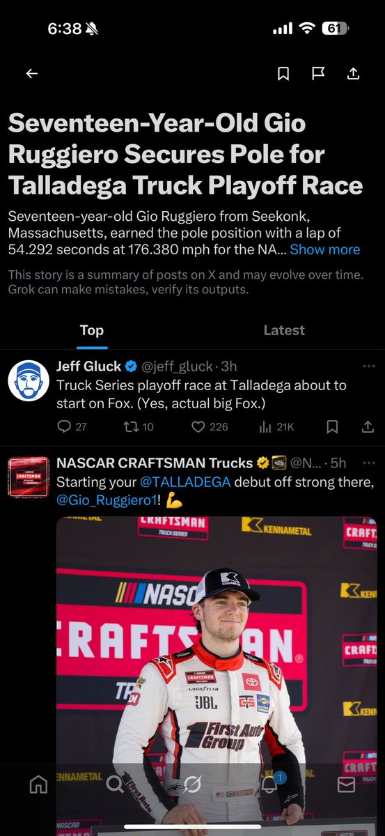 Gio Ruggiero is 19-years-old.