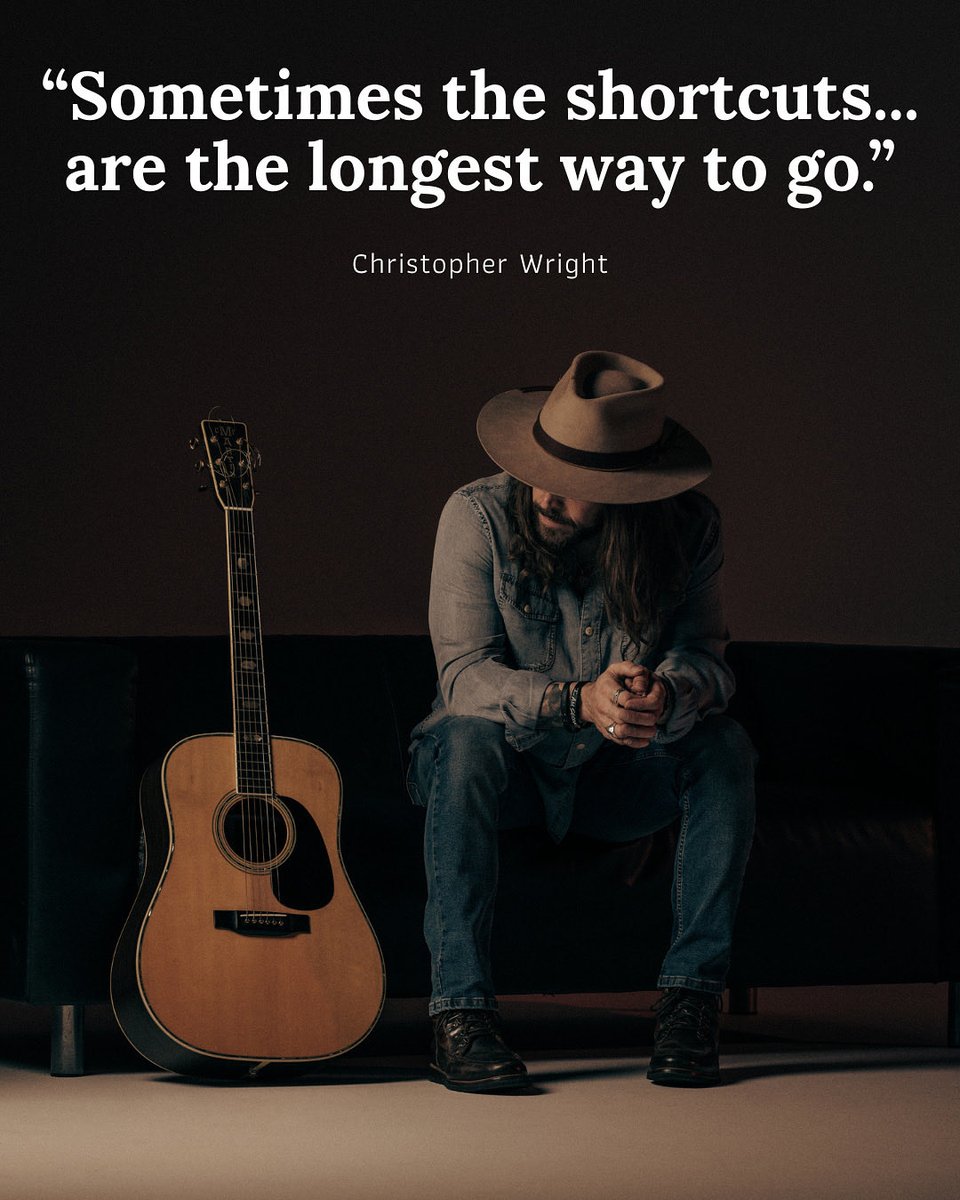 “Sometimes the shortcuts... are the longest way to go.”