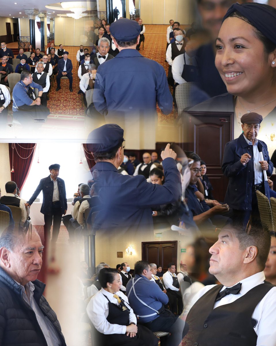 Hoy en la asamblea del Gran Hotel Ciudad de México, escuchamos las necesidades y problemas de los compañeros. Vamos a dar seguimiento puntual para proteger sus derechos humanos y laborales, garantizar el cumplimiento de las obligaciones patronales y fortalecer la armonía laboral.