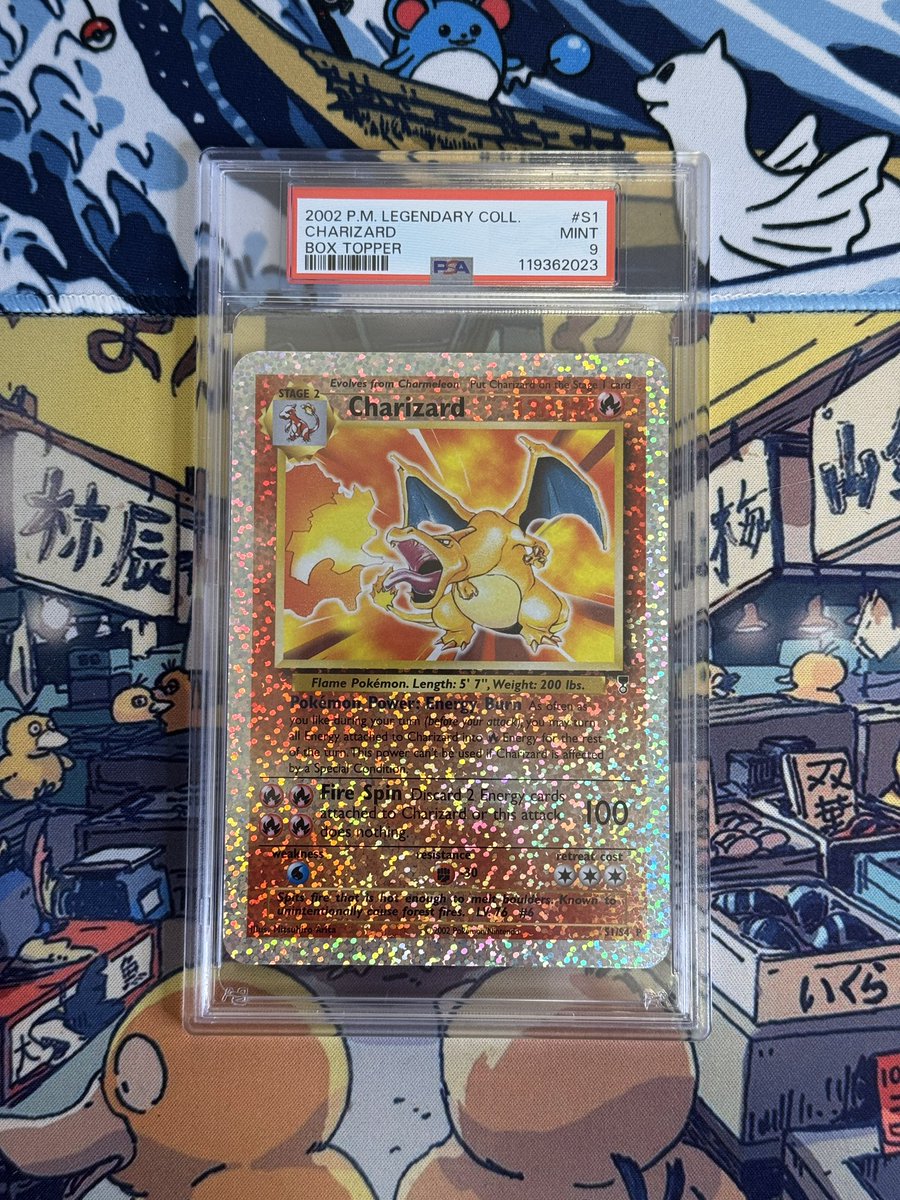 sweatydigby's tweet photo. Something you don’t see everyday 😳
Charizard Legendary Collection Box Topper PSA 9

Offers welcome, trades welcome.

RT’s appreciated, thanks!

@CardboardBanger @BUYSELLTRADETCG https://t.co/D09eYEmEk8