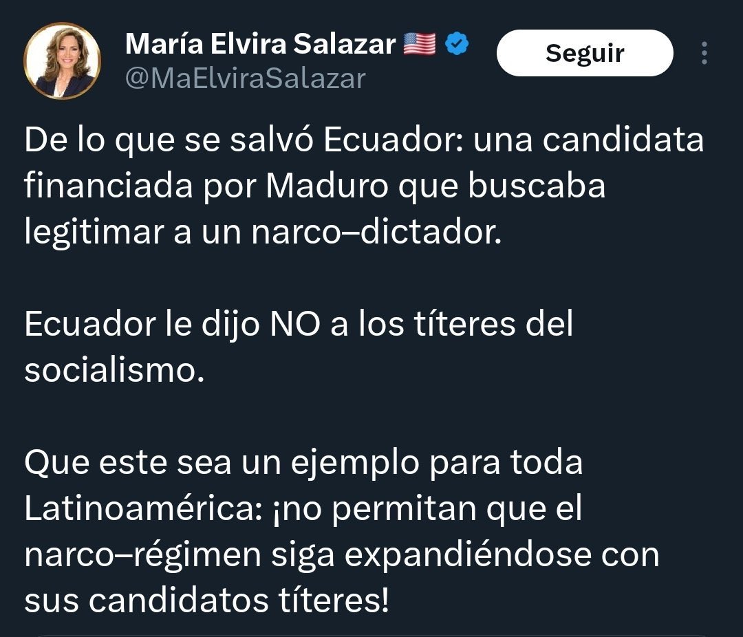 GaloLaraY's tweet photo. El socialismo del siglo XXI no perdona la derrota,
por eso conspiran contra Noboa y contra el pueblo ecuatoriano. 
@DanielNoboaOk @Presidencia_Ec @radiocentroec @ElDatoEcua @eluniversocom @Expresoec @EcuavisaInforma @tctelevision @lahoraecuador @lahistoriaec https://t.co/cSstytoc36