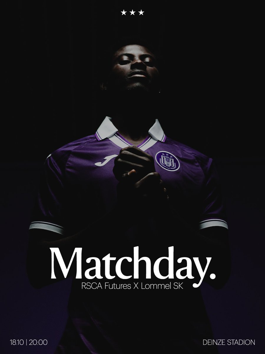rscaneerpede's tweet photo. Matchday. Rdv à 20h à Deinze. 🟣⚪ #ANDLOM https://t.co/74zFfG171l