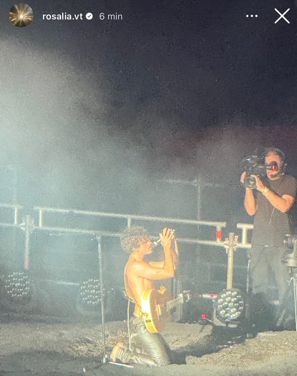 Hoy ROSALIA está presente en el concierto de GUITARRICADELAFUENTE