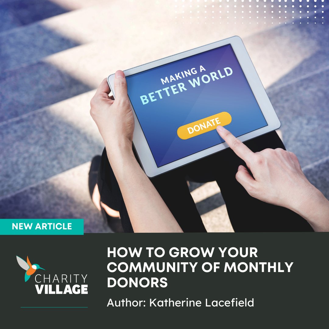 CharityVillage's tweet image. From developing a strong foundation to audience segmentation, this #article explains how to expand your monthly #donor base and implement automation into your systems to increase #funds raised. ⬇️

okt.to/JjNOZX