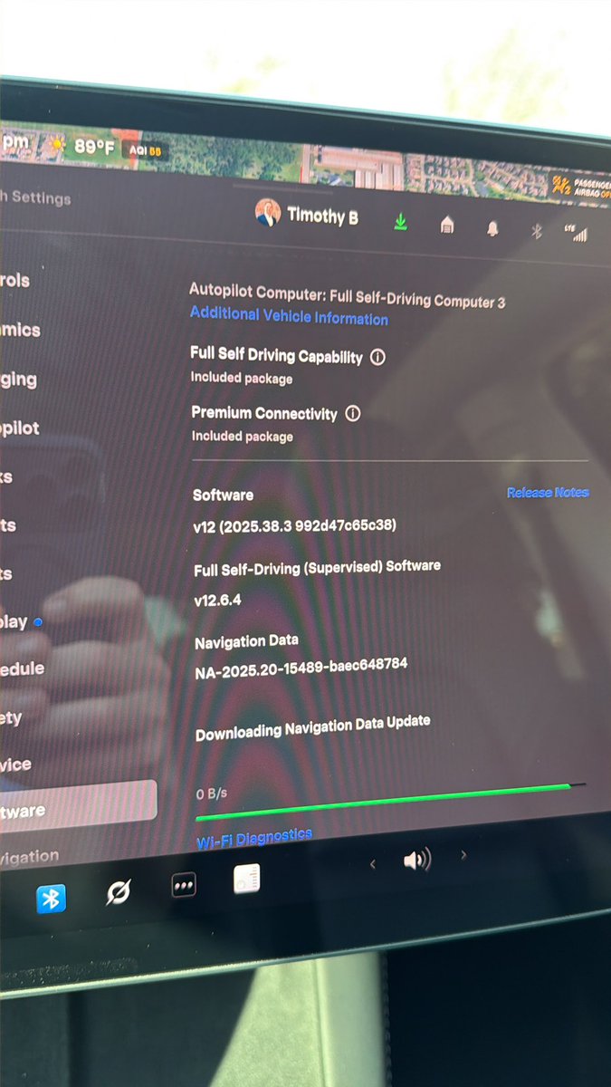 TimPBack's tweet image. This loaner HW3 Model Y is a challenge—had to disengage FSD a few times today due to poor navigation, cutting people off, and hesitation turning in downtown areas. Still, it’s impressive tech! I really miss my 2026 Model Y with HW4—its smooth, confident ride reminds me how lucky…
