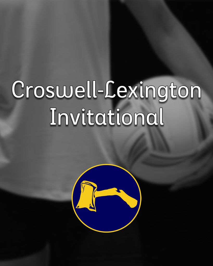 🏐✨ INVITE ONLY… and we're on the list! ✨🏐
Our Varsity Volleyball team is traveling to the Crosswell-Lexington Invitational tomorrow, October 18th. Time to make the rest of the teams wish our invite got lost in transit. 🪓💪