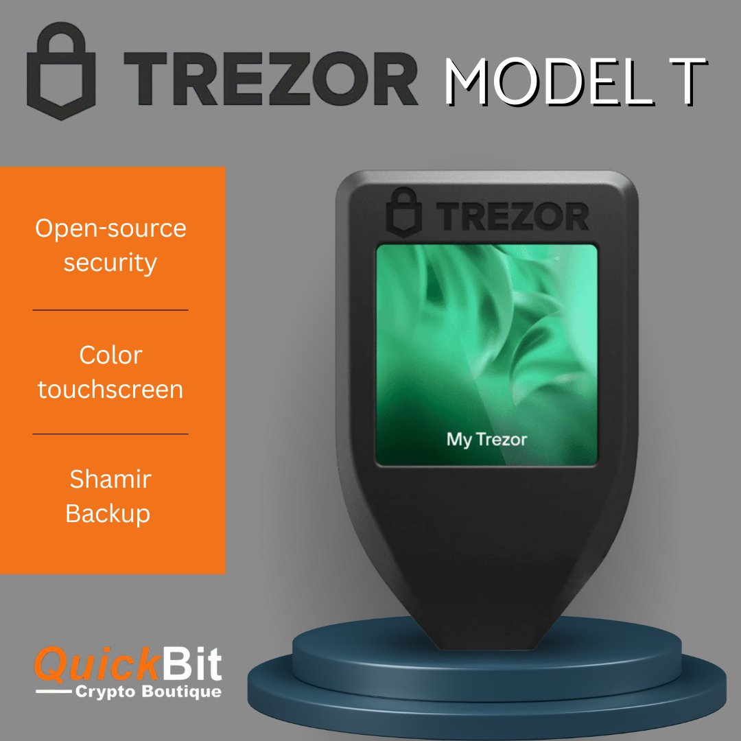quickbitcrypto's tweet image. Back in my day, secrets lived in shoeboxes. Now? The Trezor Model T is Fort Knox in your pocket.

🔐 Open-source security
📱 Touchscreen
🧠 Shamir Backup

 Available at QuickBit
#Bitcoin #ColdStorage #TrezorModelT #SovereigntyNotSurveillance