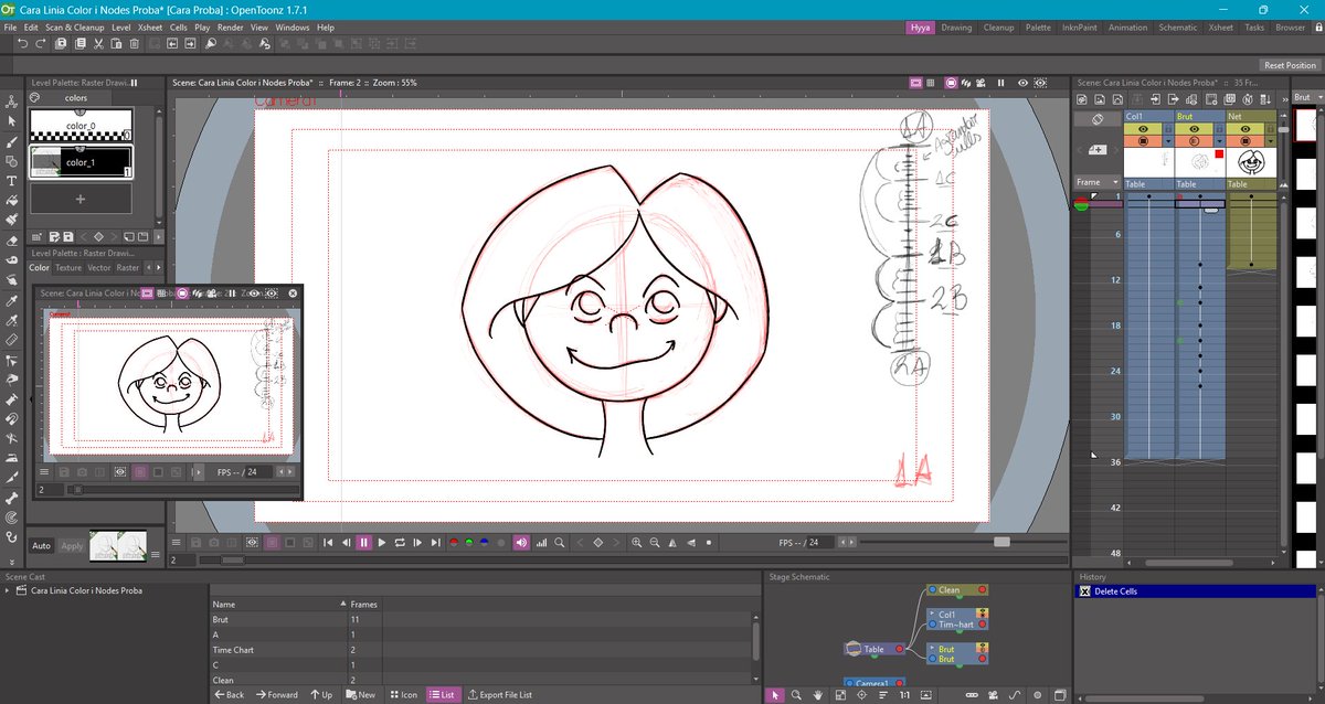 Hyya03_u_'s tweet image. Hi, today I decided to keep animating this other shoot and continue with the TV animation tomorrow so I can rest a little bit of it, I finished the raw animation and started the clean.
I hope you like too how it&apos;s looking🙂 

#Animation #Rawanimation #DigitalArt #OpenToonz #Art
