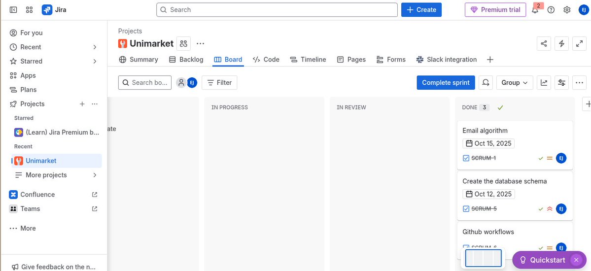 erick_jillo's tweet image. What do you use for project management as a developer with your team or on your on, just got into jira and i dont regret it. Connected with github workflows it is very powerful #DeveloperCommunity #Development #developer