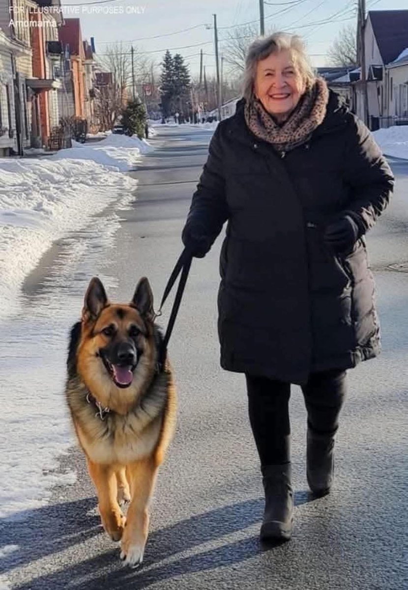 MrPitbull07's tweet photo. I AM 74 AND I ADOPTED A GERMAN SHEPHERD WHOSE OWNERS WANTED TO EUTHINIZE HIM.

When my son called me about Hunter, my heart broke. A young couple had brought this beautiful 3-year-old German Shepherd to the shelter, asking to have him euthanized because they were moving and couldn’t “handle a big dog anymore.” A dog they had fostered since he was a puppy — they just tossed him aside like he didn’t matter. The shelter refused, of course, and kept him, but when I heard the story, I couldn’t stop thinking about him.

I told my son I wanted to adopt Hunter, but he was hesitant. “Mom, he’s a big dog — what if he’s too much for you?” he said. But I’ve had big dogs before, and I know how to handle them. Plus, when I met Hunter, I saw right away that he’s a gentle, obedient soul. I brought him home that day. Now, Hunter follows me everywhere, curls up at my feet, and watches over me like he knows I saved him. It's hard to imagine anyone seeing him as a burden.

He's my family now, and I'll never let him go. 🐾 🥰  ~Credit: Nice Pets Via FB