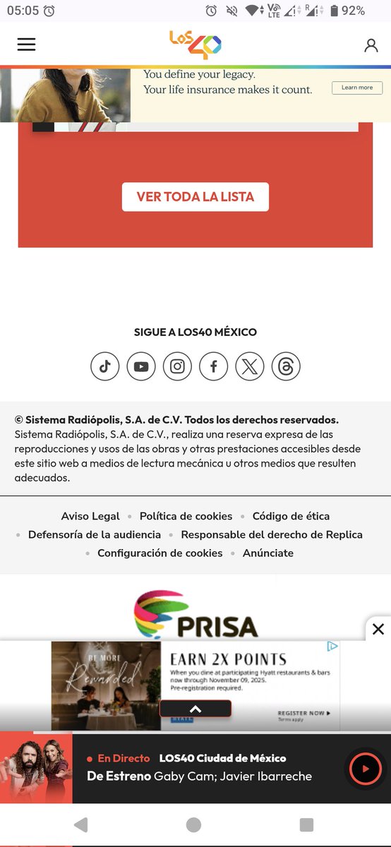 KaeferDP's tweet photo. @ElNuevoOficial De aquí al final de la página le das al click de logo de TikTok y sale la otra imagen así que no se ve cuando hace lifes  https://t.co/79Clpp6iNR https://t.co/5eOQd6jLht