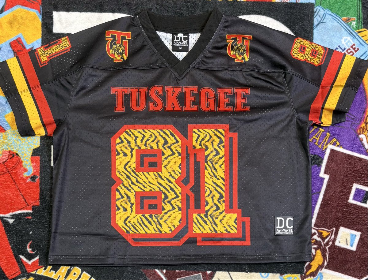 Tuskegee s new crop jersey has landed…
