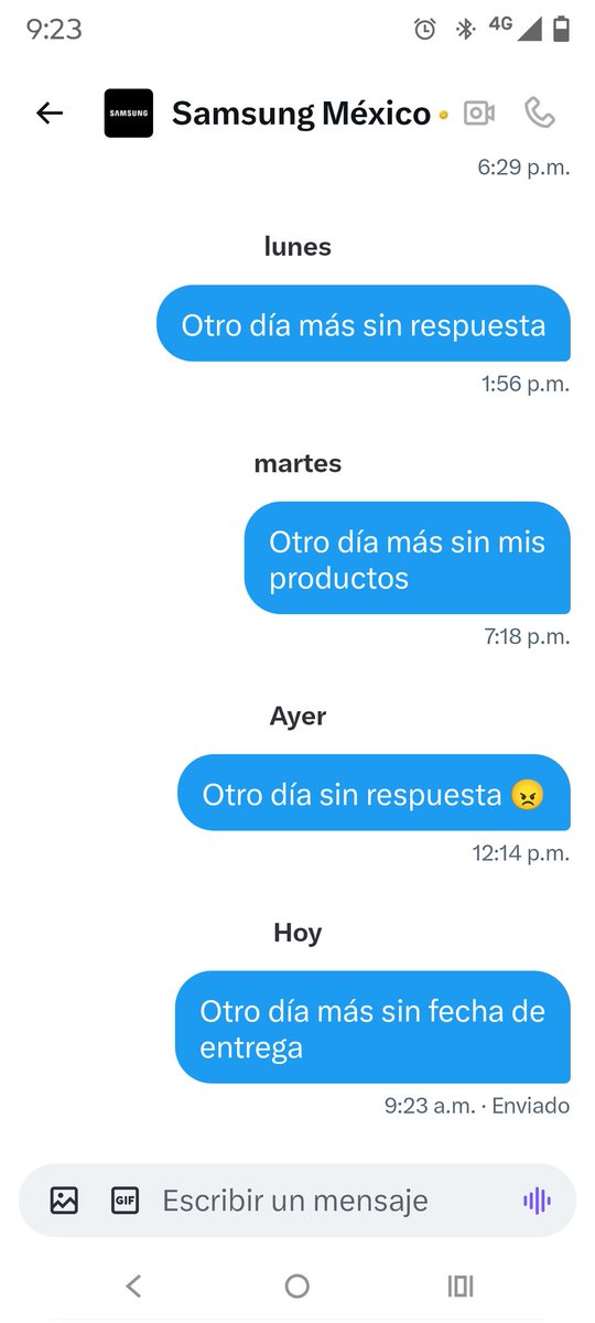 Diegobenites77's tweet photo. @SamsungMexico No compren en su App si no quieren pasar por una mala experiencia, pague hace 1 mes y no entregan 😡 https://t.co/51xNjN5ZFQ