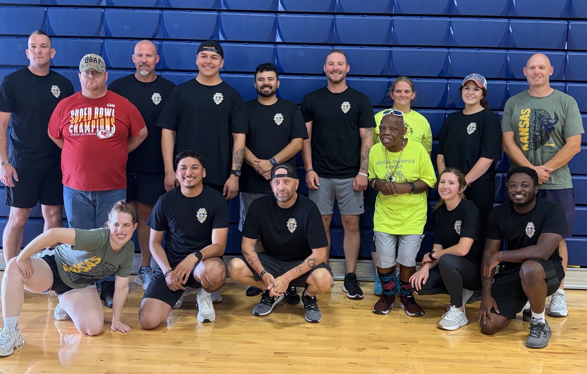 Teams from <a href="/Topeka_Police/">Topeka Police Department</a>, <a href="/Topekafire/">Topeka Fire Department</a>, <a href="/ShawneeSheriff/">Shawnee Co. Sheriff</a>, <a href="/kshighwaypatrol/">KS Highway Patrol</a> &amp; the KS District Attorney’s Office (2025 winner) faced off in the 2025 #BattleOfTheBadges Kickball Tournament on October 12! 🏆 Over $12,000 was raised for @SOKansas athletes! ❤️👏 #TopekaPolice
