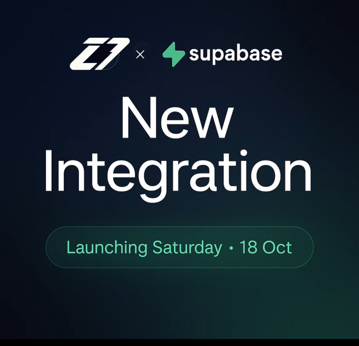 ez1dev's tweet photo. Integration alert 🚨 

EZ1 will be able to store data with @supabase, so you can ship complete products, not just sites.

Think token dashboards with watchlists, NFT galleries with favorites, mini-games with leaderboards.

Launching this Saturday. https://t.co/czAjgpamsu