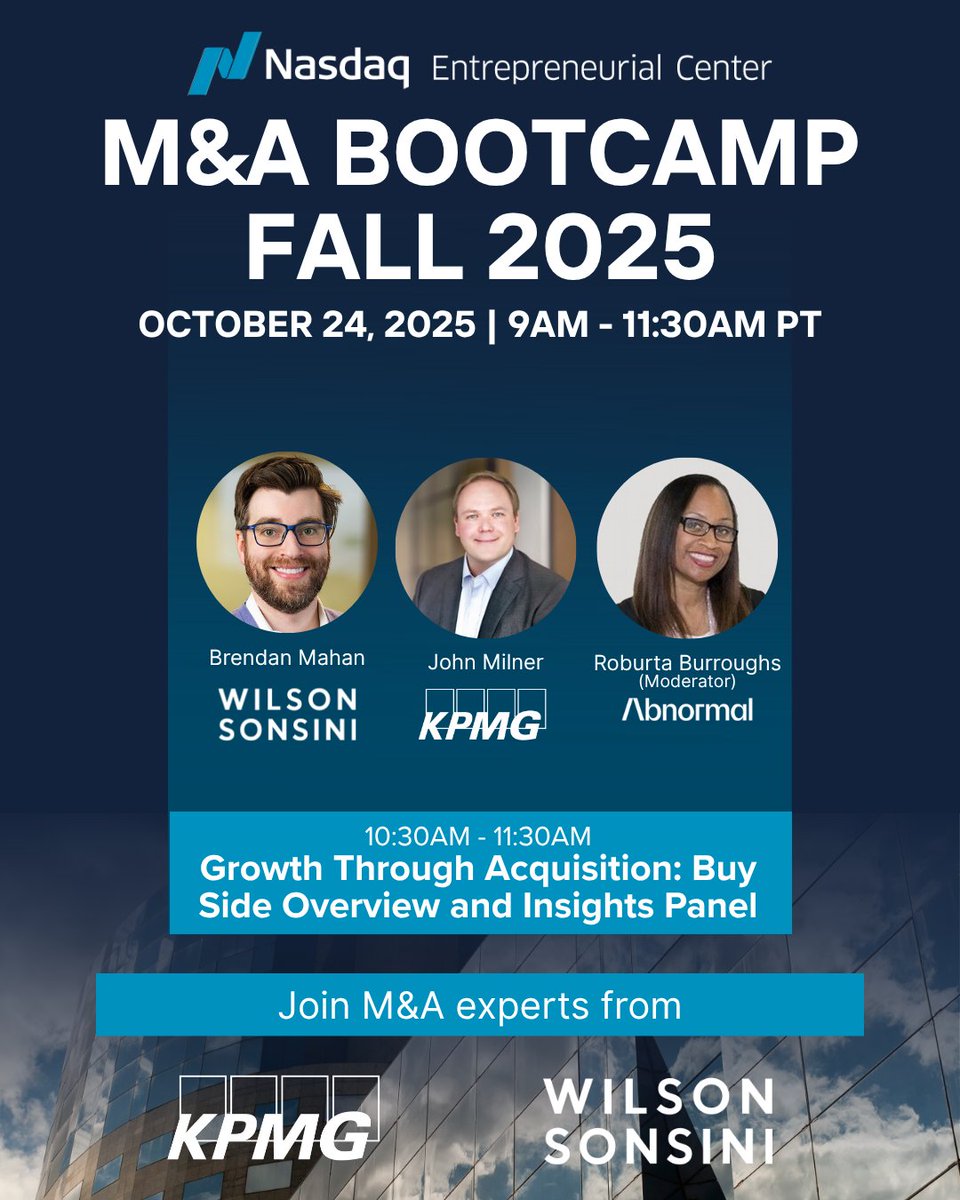 Nasdaq Entrepreneurial Center tweet media