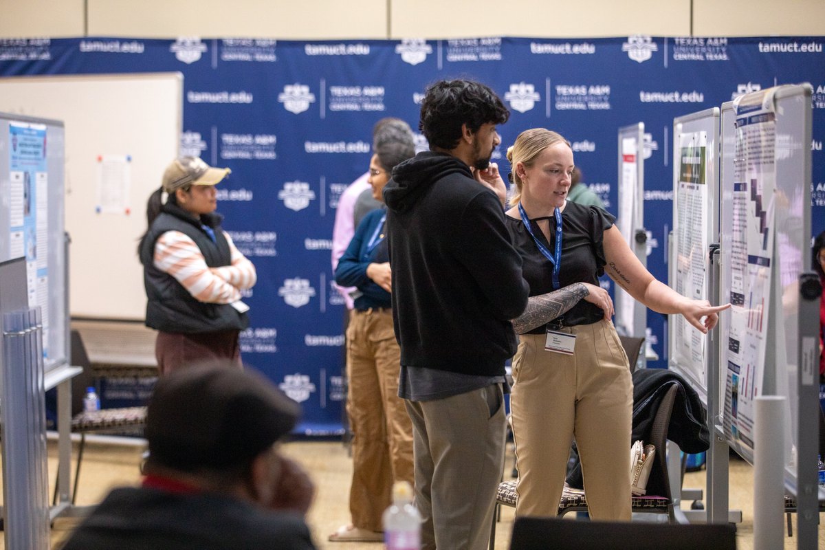 Ready to share your research?🔬

The Student Research Symposium is your opportunity to showcase your passion, creativity, and discoveries with the Warrior community.🙌

Submissions are currently open, but close November 7! 

Questions? Contact Madelynn Shell at mshell@tamuct.edu