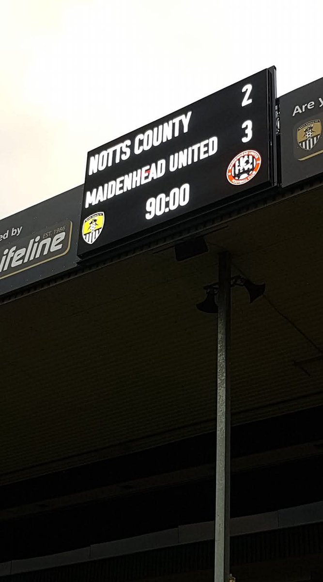 5 years ago today. One of England's most historic football clubs.....win away at <a href="/Official_NCFC/">Notts County FC</a>