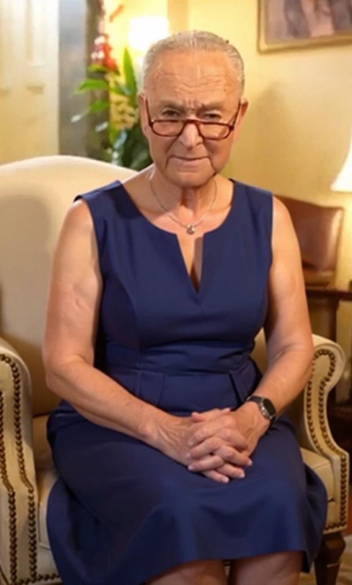 <a href="/BelannF/">BelannF</a> <a href="/Jillianfire1/">Julie Tries Hard</a> Schumer is toast either way!
Chuck will get the boot when AOC gives the signal.

Lovely lady  Chuck awaits the squad’s command.