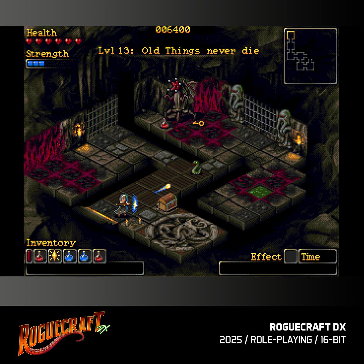 Evercade (@evercaderetro) on Twitter photo Roguecraft DX is out now for Evercade! This roguelike dungeon crawler builds on the modern Amiga hit with new levels, new monsters, new music and a deeper dungeon to clear. Can you defeat the lurking horror in the depths? It waits, dreaming... Roguecraft DX is out now for Evercade! This roguelike dungeon crawler builds on the modern Amiga hit with new levels, new monsters, new music and a deeper dungeon to clear. Can you defeat the lurking horror in the depths? It waits, dreaming...