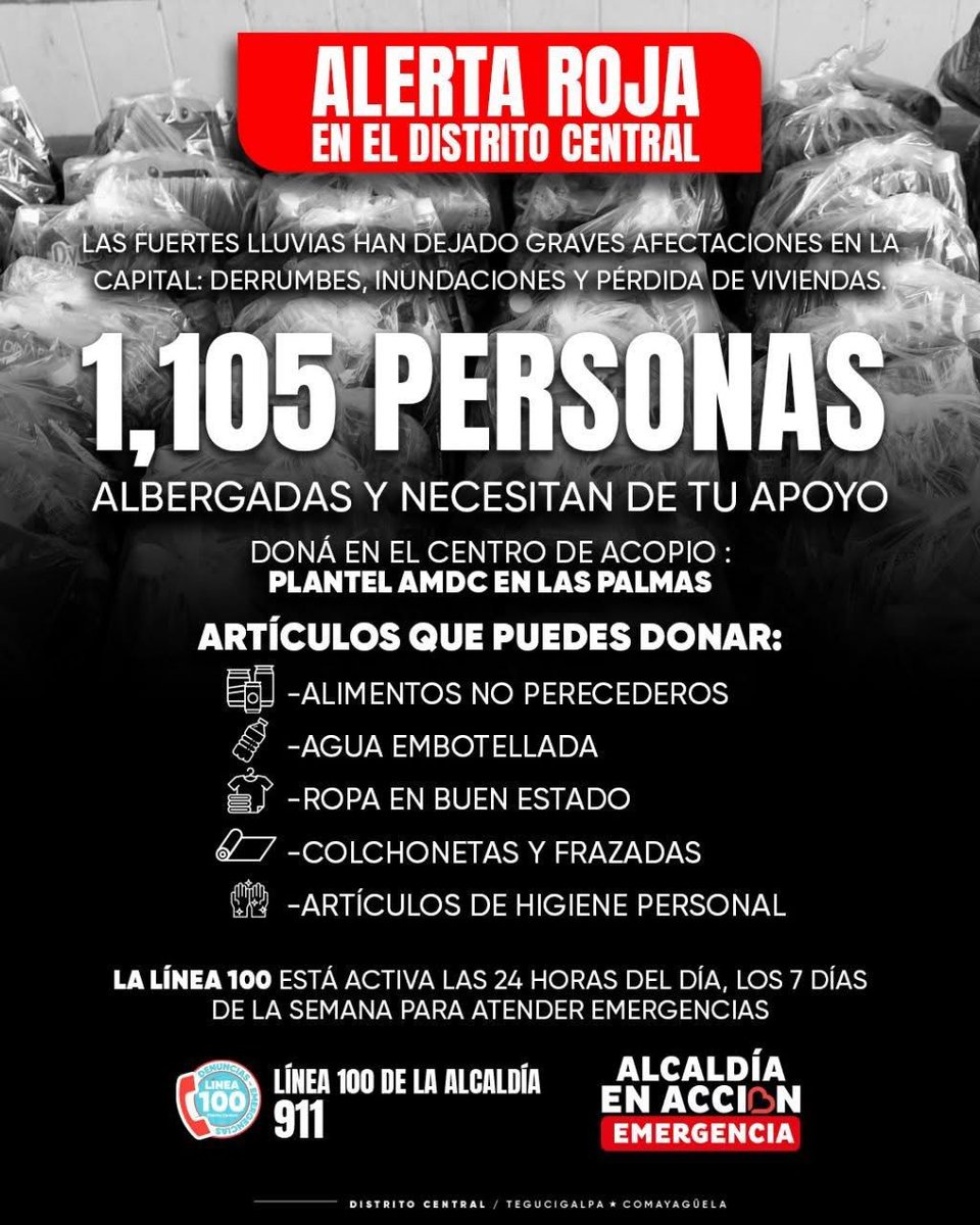 mandacerratohn's tweet image. Adjunto información para quienes deseen apoyar con un granito de arena para enviar ayuda a las familias afectadas por esta situación en el país 🇭🇳