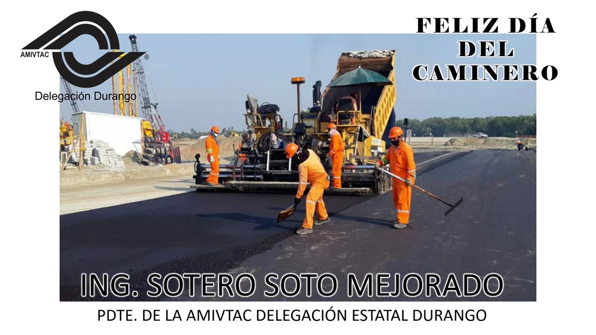 La X Mesa Directiva de la #AMIVTAC Delegación Estatal de Durango Felicitamos a todos los #Camineros en estos 100 años a la labor de hombres y mujeres que se dedican a la conservación construcción de los caminos. #FelizDíadelCaminero <a href="/SICTmx/">SICT México</a> <a href="/AMIVTACmx/">AMIVTAC</a> <a href="/SICT_Durango/">Centro SICT Durango</a> <a href="/cmicdurango/">CMIC Durango</a>