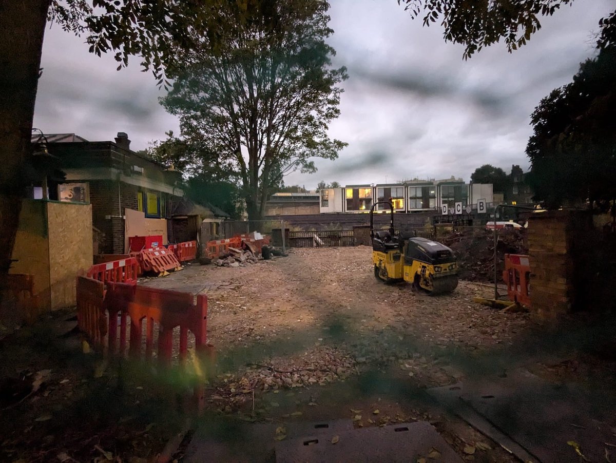 The Edinburgh Castle pub garden in Camden is getting a makeover. Pub itself is still open! #newlook #pubs #camden #beergarden
