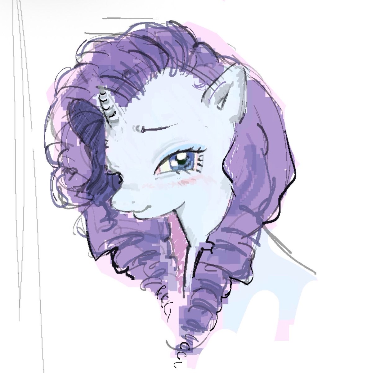 pathoparty's tweet photo. "PLEASE DRAW MORE RARITY" -> here u go just for u  https://t.co/TtCS4MYgCB https://t.co/3yYR6IOWYK