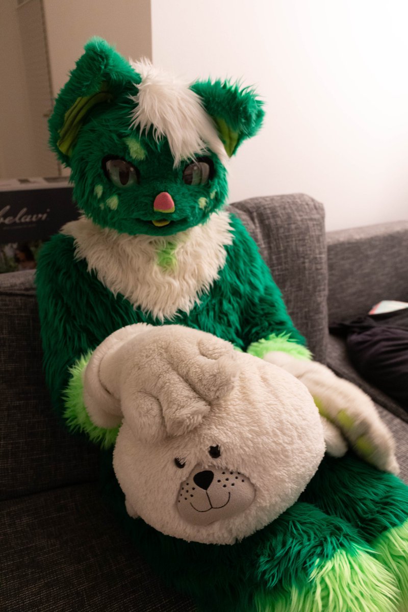 I wanted to post another cute fursuit picture from my meet with <a href="/R3nko_/">Renko</a> for #FursuitFriday
I am also going to post some more kigu pictures soon