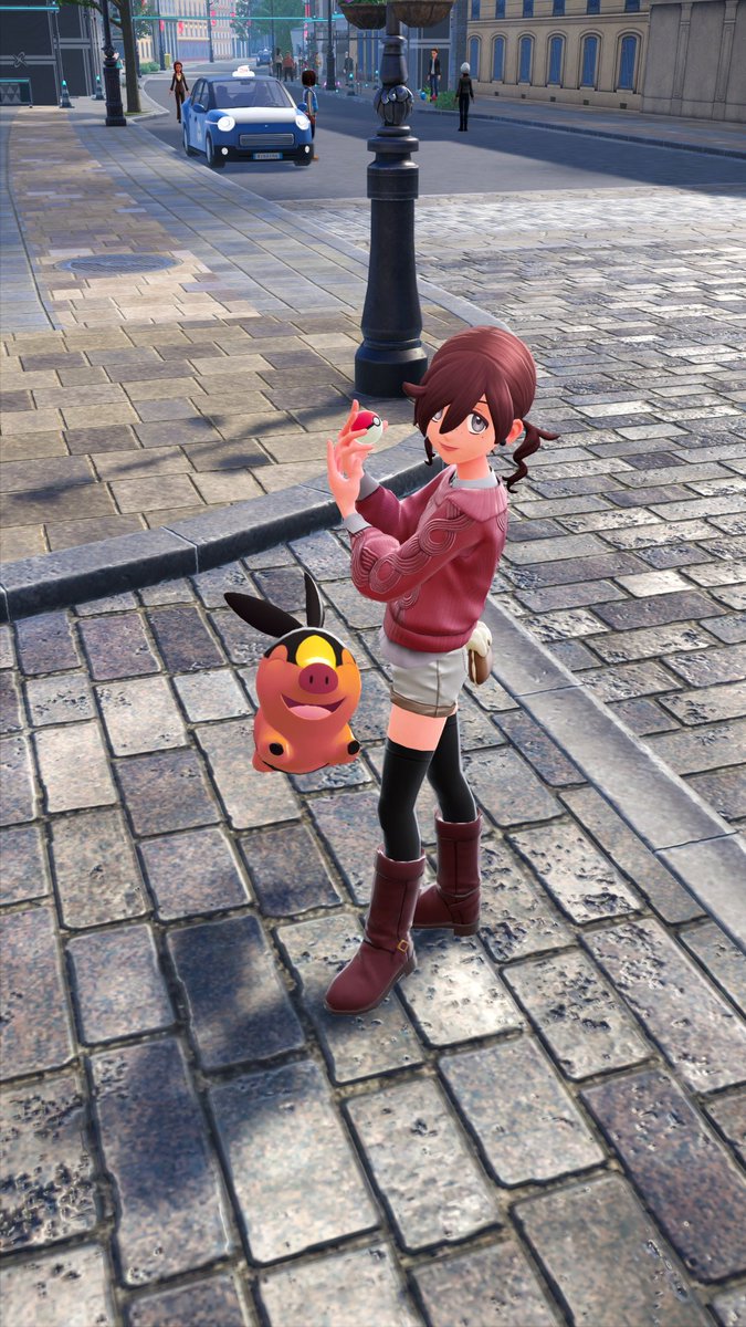 Carisei's tweet photo. Finally got to a point that I can free roam. Busy getting lost and discovering shops. #PokemonZA https://t.co/ZutA3tLlwb
