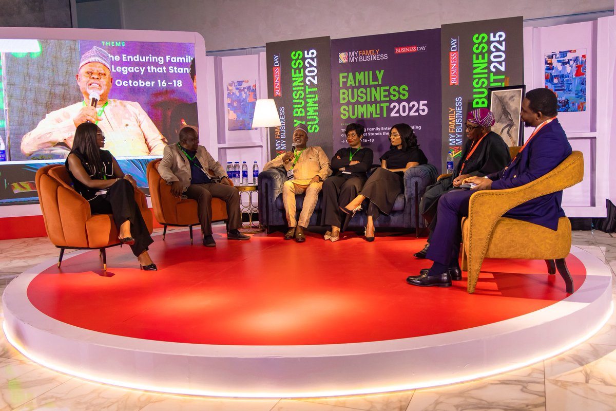 MFMBofficial1's tweet photo. Panel 3 — Wealth Stewardship: Growth and Diversification Mechanics.
Featuring Greg Ogbeifun &amp; Iroghama Ogbeifun, Senator Orji Uzor Kalu &amp; Neya Kalu, Gboyega Fatimilehin &amp; Lanre Olutimilehin, and Dr. Larry Izamoje &amp; Debbie Izamoje.
Moderated by Weyinmi Oritsejafor https://t.co/y2ZPOsYim4