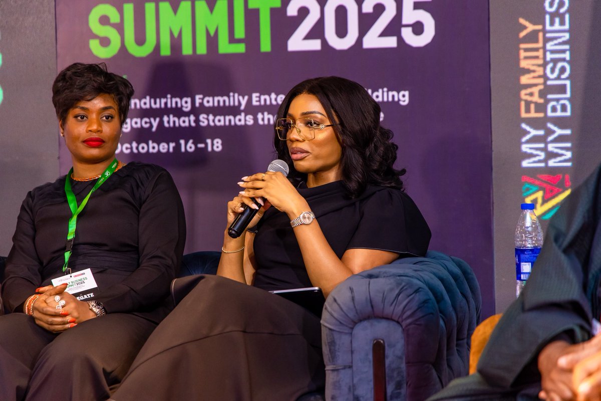 MFMBofficial1's tweet photo. Panel 3 — Wealth Stewardship: Growth and Diversification Mechanics.
Featuring Greg Ogbeifun &amp; Iroghama Ogbeifun, Senator Orji Uzor Kalu &amp; Neya Kalu, Gboyega Fatimilehin &amp; Lanre Olutimilehin, and Dr. Larry Izamoje &amp; Debbie Izamoje.
Moderated by Weyinmi Oritsejafor https://t.co/y2ZPOsYim4