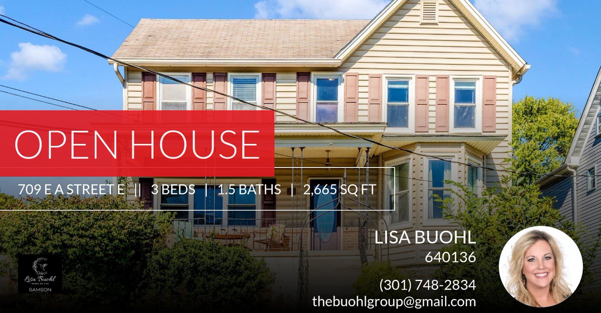 Lisa_Buohl's tweet photo. Don't miss the chance to tour this fantastic property October 18th at 11:00 AM! Show someone who should attend this open house.  😮

Lisa Buohl, REALTOR®
The Buohl Group with Northrop Realty
301-748-2834 (cell)
240-680-1515 https://t.co/NIXpsZzrnJ https://t.co/CctnSWYBid